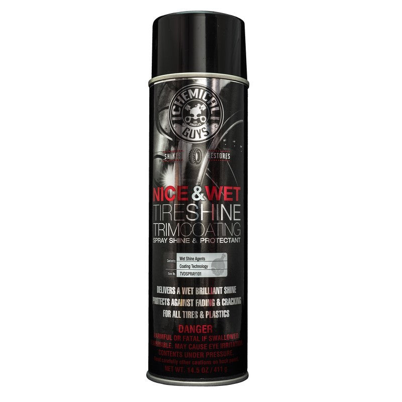 Chemical Guys Nice & Wet Tire Shine Protective Coating for Rubber/Plastic (Aerosol) Online Hot Sale