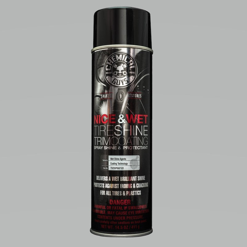 Chemical Guys Nice & Wet Tire Shine Protective Coating for Rubber/Plastic (Aerosol) Online Hot Sale