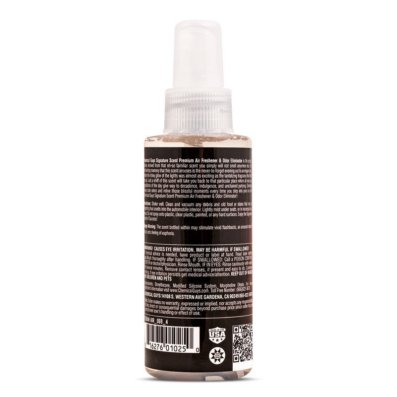 Chemical Guys Signature Scent Air Freshener & Odor Eliminator – 4oz Online