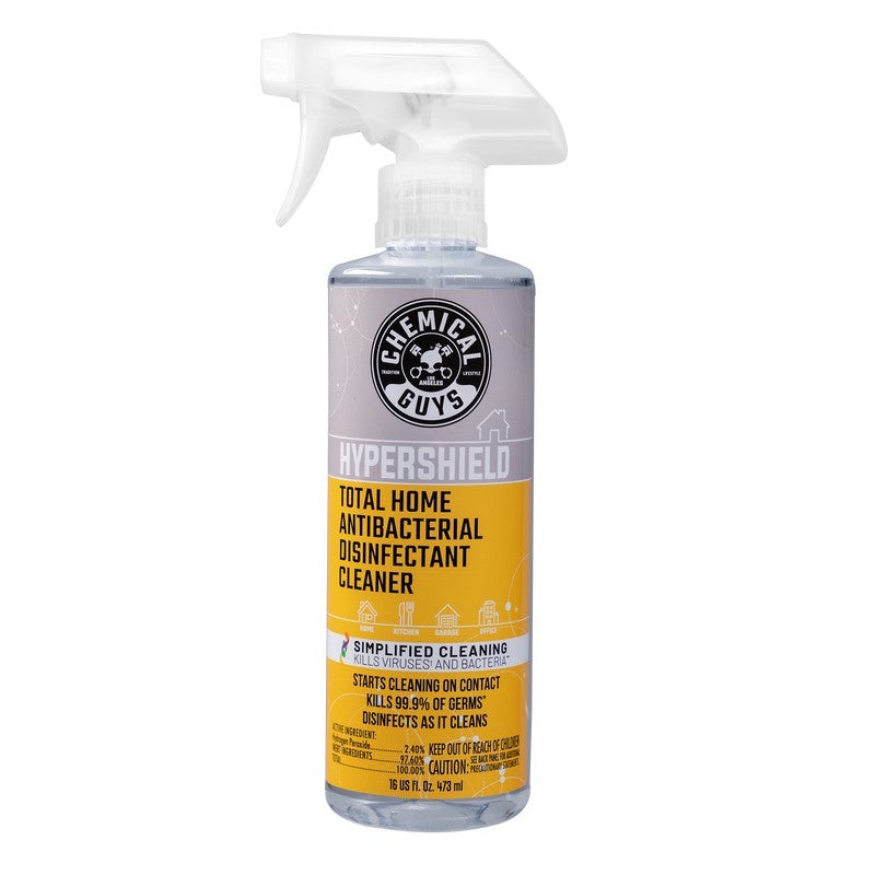 Chemical Guys Hypershield Total Home Antibacterial Disinfectant Cleaner – 16oz Supply