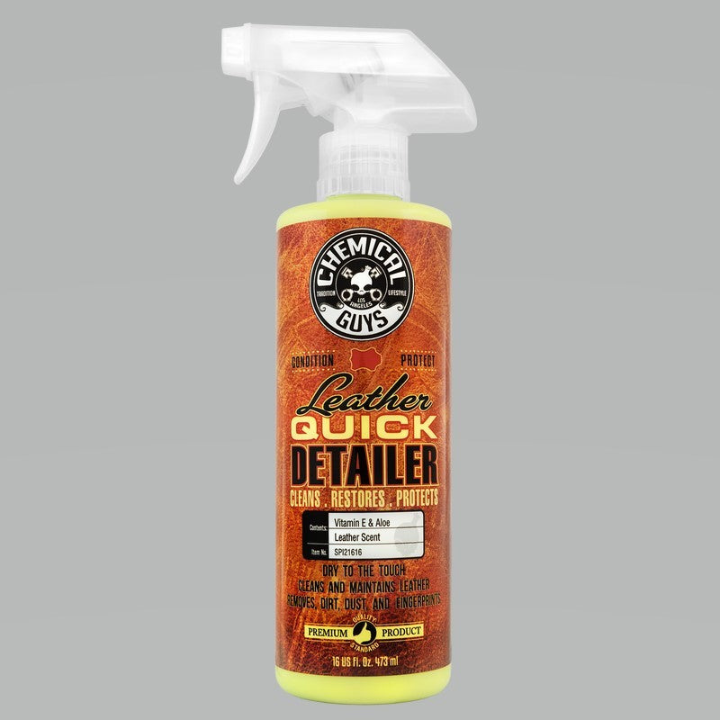Chemical Guys Leather Quick Detailer Care Spray – Matte Finish – 16oz Sale