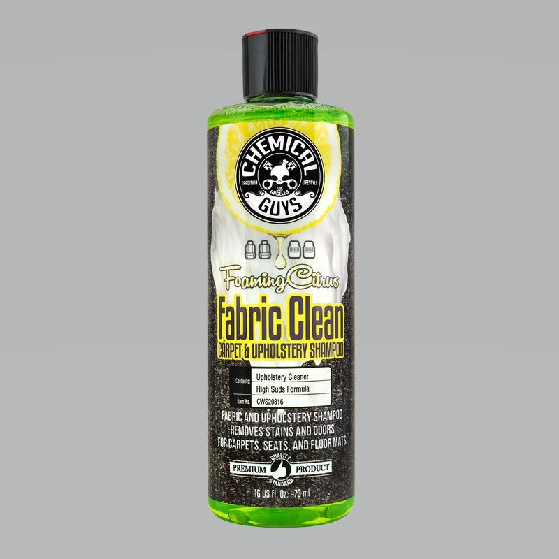 Chemical Guys Foaming Fabric Clean Carpet/Upholstery Shampoo & Odor Eliminator – 16oz Discount