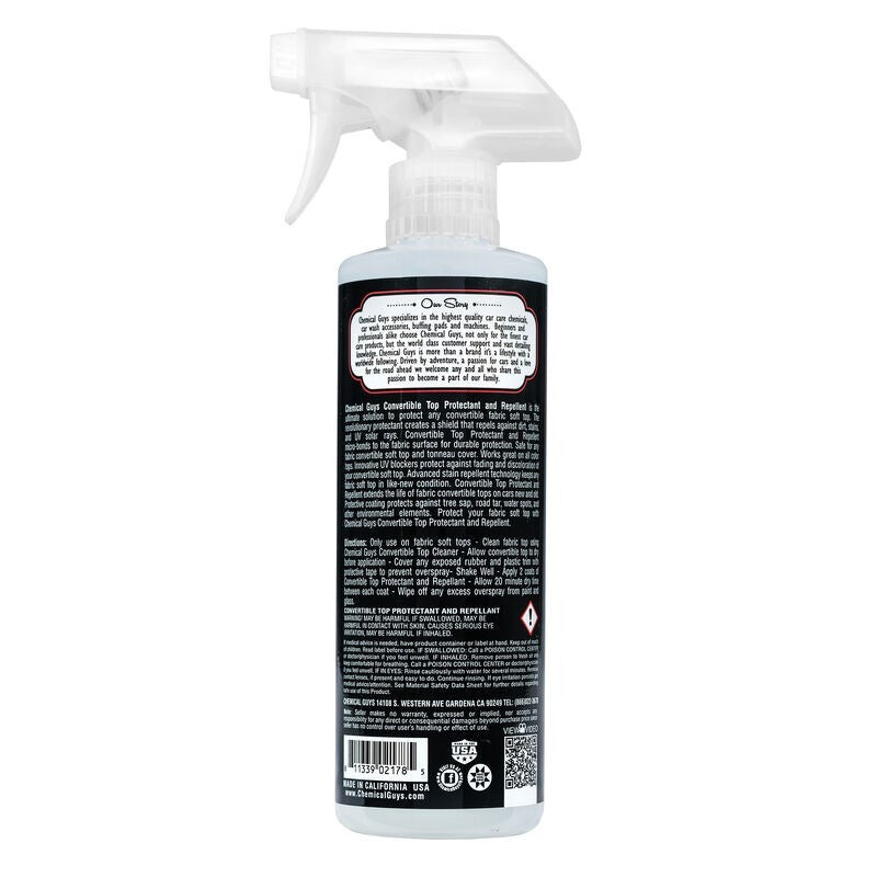 Chemical Guys Convertible Top Protectant & Repellent – 16oz on Sale