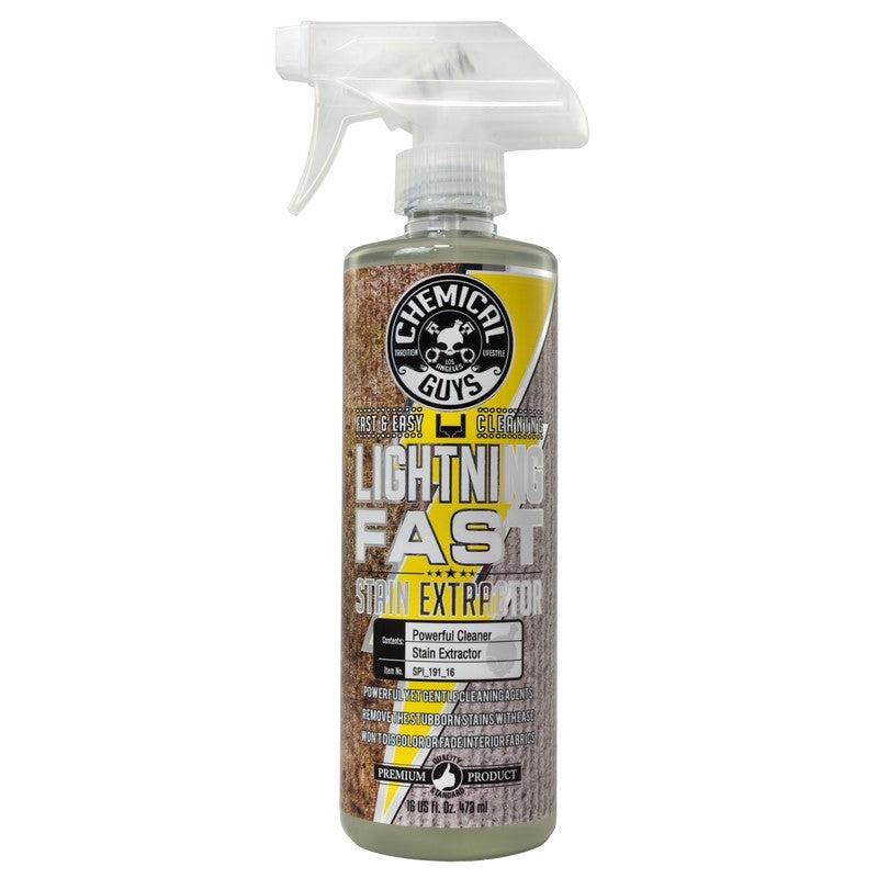 Chemical Guys Lightning Fast Carpet & Upholstery Stain Extractor – 16oz Supply