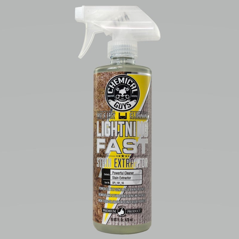 Chemical Guys Lightning Fast Carpet & Upholstery Stain Extractor – 16oz Supply