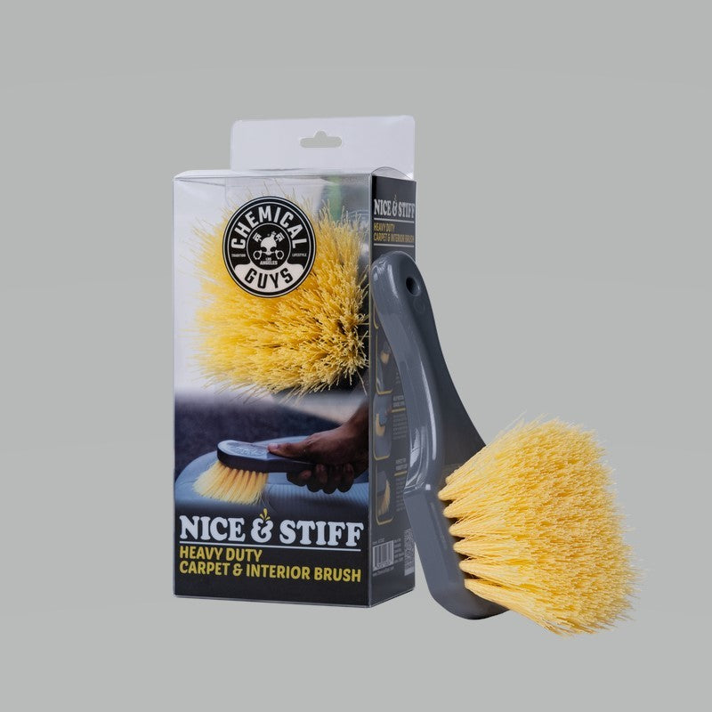 Chemical Guys Stiffy Brush For Carpets & Durable Surfaces – Yellow Sale