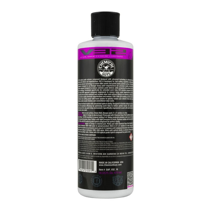 Chemical Guys V32 Optical Grade Extreme Compound – 16oz Hot on Sale