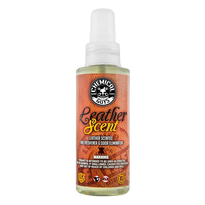Chemical Guys Leather Scent Air Freshener & Odor Eliminator – 4oz Online Sale