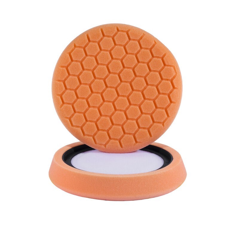 Chemical Guys Hex-Logic Self-Centered Medium-Heavy Cutting Pad – Orange – 7.5in Online now