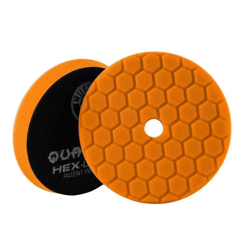 Chemical Guys Hex-Logic Quantum Medium-Heavy Cutting Pad – Orange – 6.5in on Sale