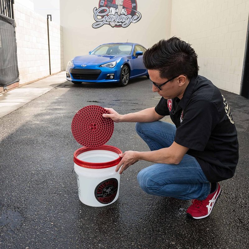 Chemical Guys Cyclone Dirt Trap Car Wash Bucket Insert – Red on Sale