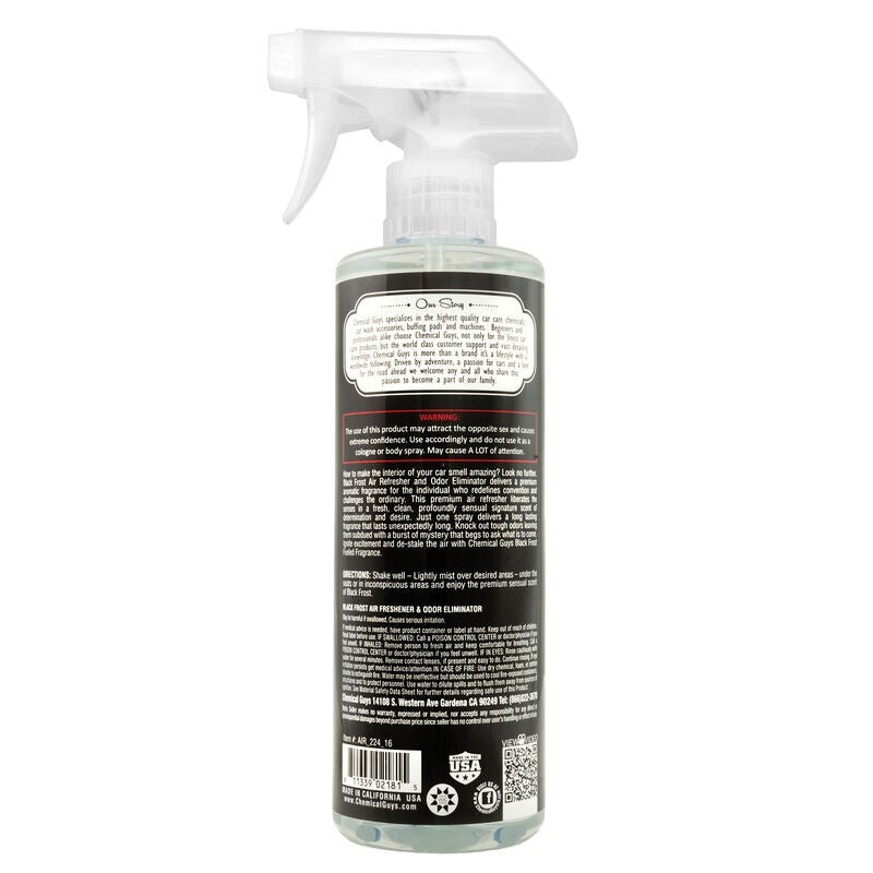 Chemical Guys Black Frost Air Freshener & Odor Eliminator – 16oz Fashion