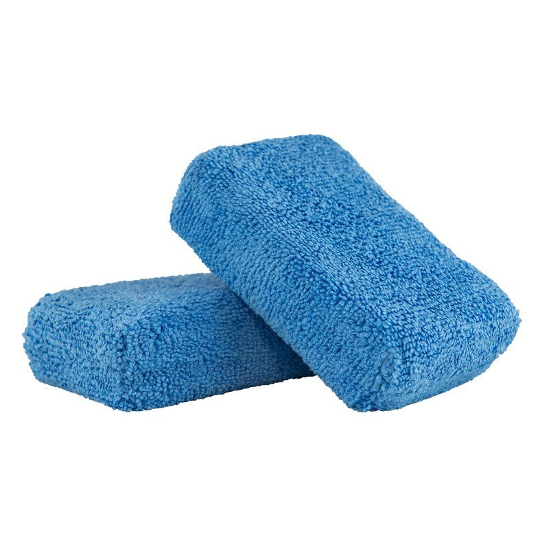Chemical Guys Premium Grade Microfiber Applicators – 2in x 4in x 6in – Blue – 2 Pack Sale