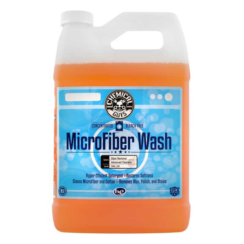 Chemical Guys Microfiber Wash Cleaning Detergent Concentrate – 1 Gallon Supply
