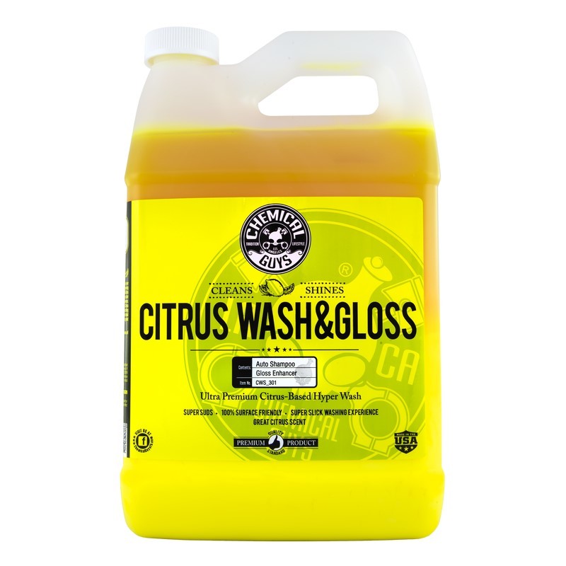 Chemical Guys Citrus Wash & Gloss Concentrated Car Wash – 1 Gallon on Sale