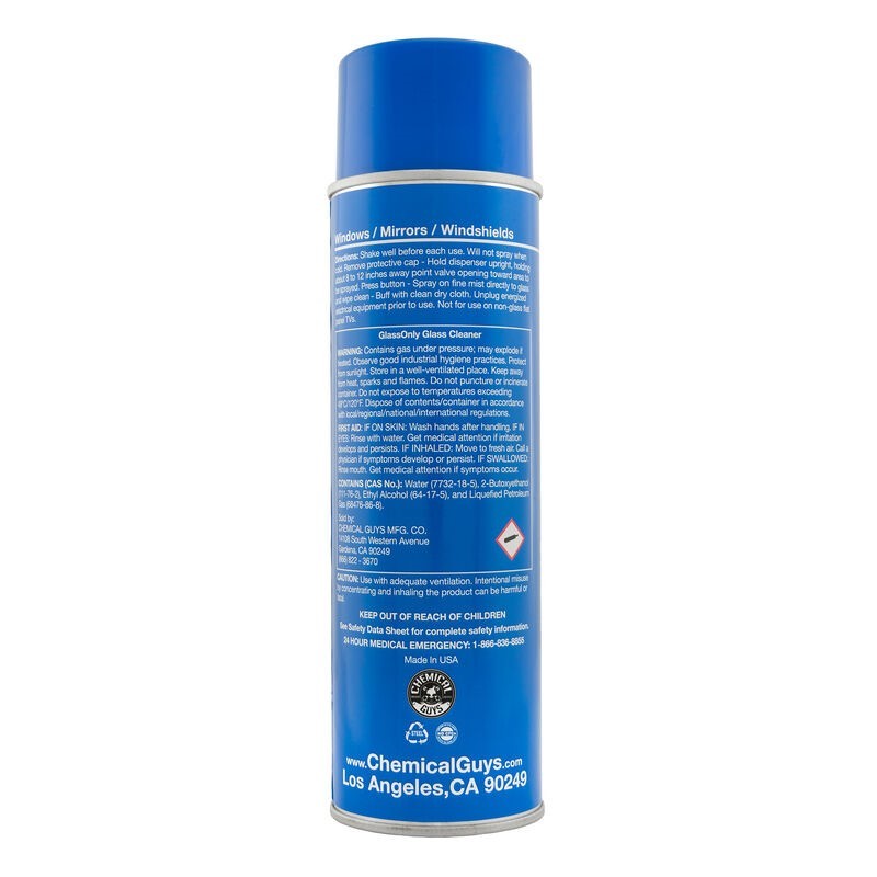 Chemical Guys Glass Only Foaming Aerosol Glass Cleaner – 1 Can Online Hot Sale