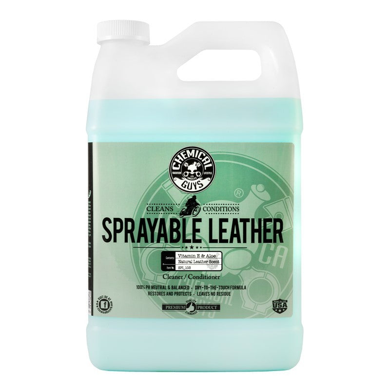 Chemical Guys Sprayable Leather Cleaner & Conditioner In One – 1 Gallon Supply