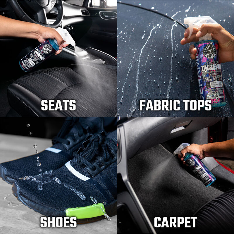 Chemical Guys HydroThread Ceramic Fabric Protectant & Stain Repellent – 16oz – Single Fashion