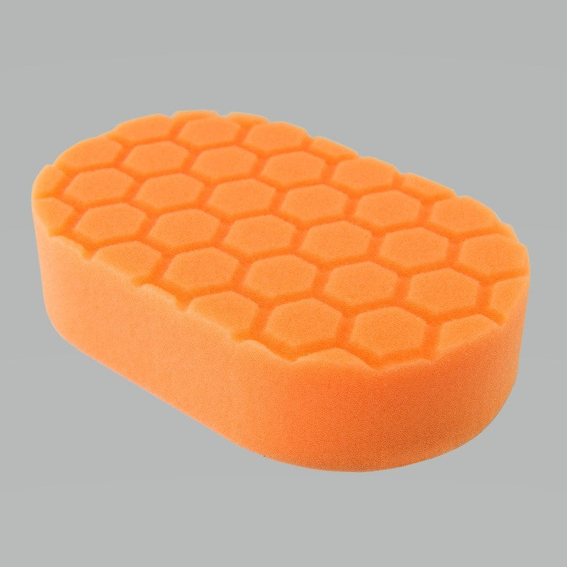 Chemical Guys Hex-Logic Medium Cutting Hand Applicator Pad – Orange – 3in x 6in x 1in Online Sale