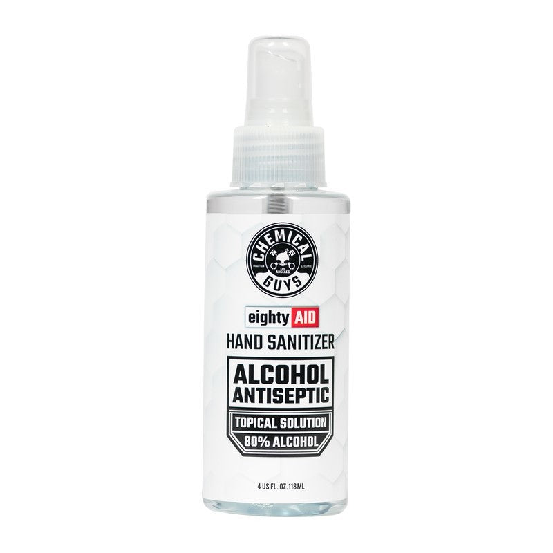 Chemical Guys Alcohol Antiseptic 70 Percent Topical Solution Hand Sanitizer – 4oz Supply