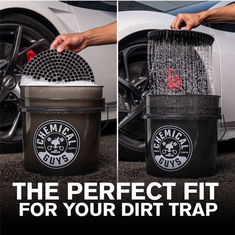 Chemical Guys Heavy Duty Detailing Bucket Smoked Black (4.5 Gal) Sale