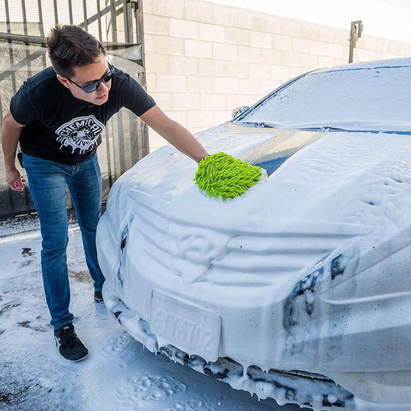 Chemical Guys Chenille Premium Scratch-Free Microfiber Wash Mitt Fashion