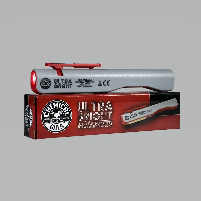 Chemical Guys Ultra Bright Rechargeable Detailing Inspection Dual Light Supply