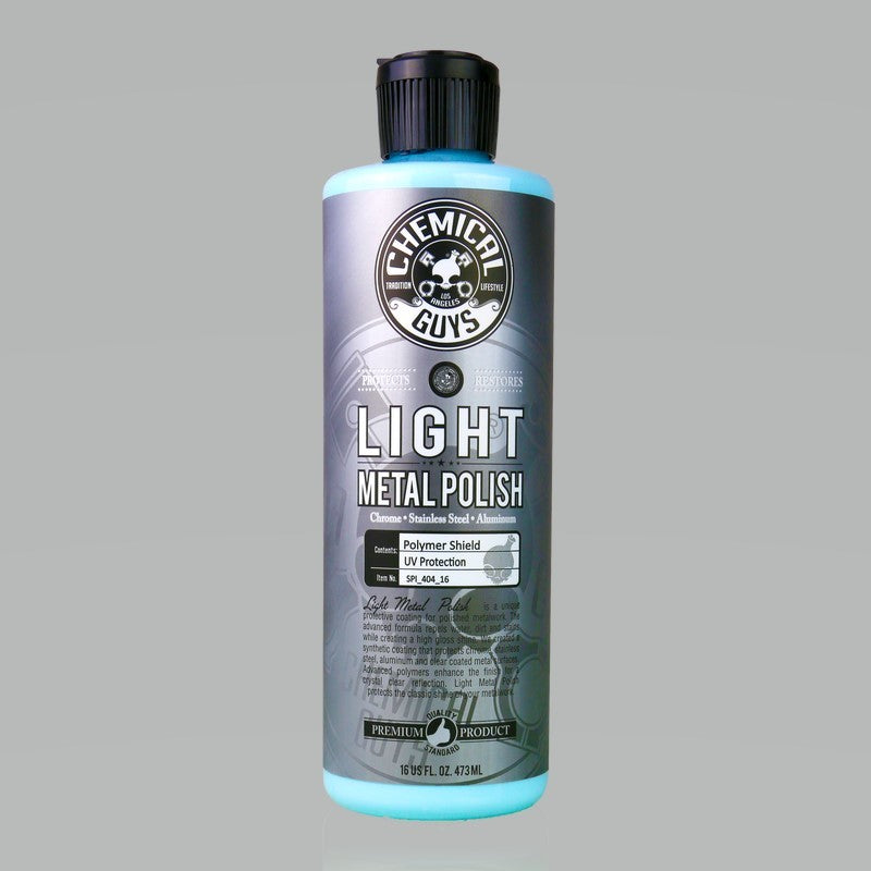 Chemical Guys Light Metal Polish – 16oz Supply