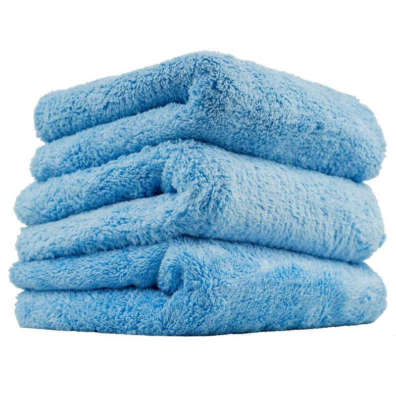 Chemical Guys Ultra Edgeless Microfiber Towel – 16in x 16in – Blue – 3 Pack Online Sale