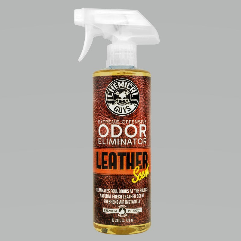 Chemical Guys Extreme Offensive Leather Scented Odor Eliminator – 16oz Supply