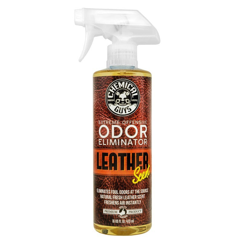 Chemical Guys Extreme Offensive Leather Scented Odor Eliminator – 16oz Supply