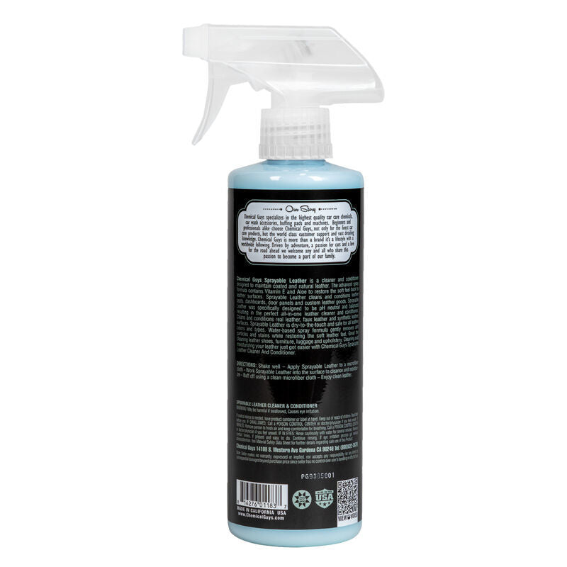 Chemical Guys Sprayable Leather Cleaner & Conditioner In One – 16oz Sale