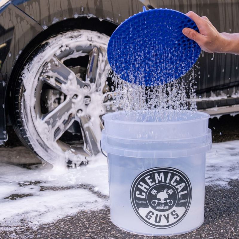 Chemical Guys Cyclone Dirt Trap Car Wash Bucket Insert – Blue on Sale
