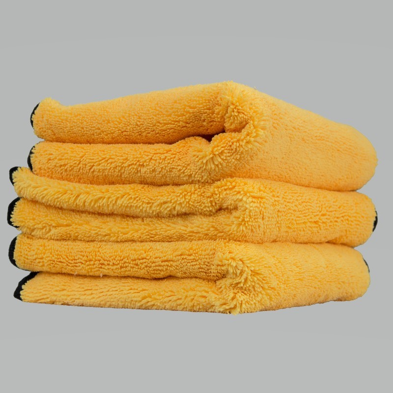 Chemical Guys Professional Grade Microfiber Towel w/Silk Edges – 16in x 16in – 3 Pack Supply