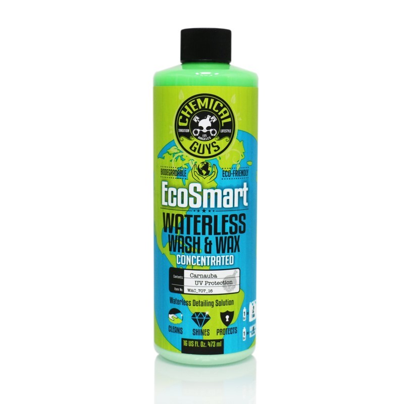 Chemical Guys EcoSmart Hyper Concentrated Waterless Car Wash & Wax – 16oz Hot on Sale