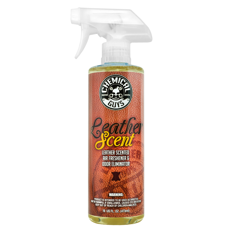 Chemical Guys Leather Scent Air Freshener & Odor Eliminator – 16oz Online now