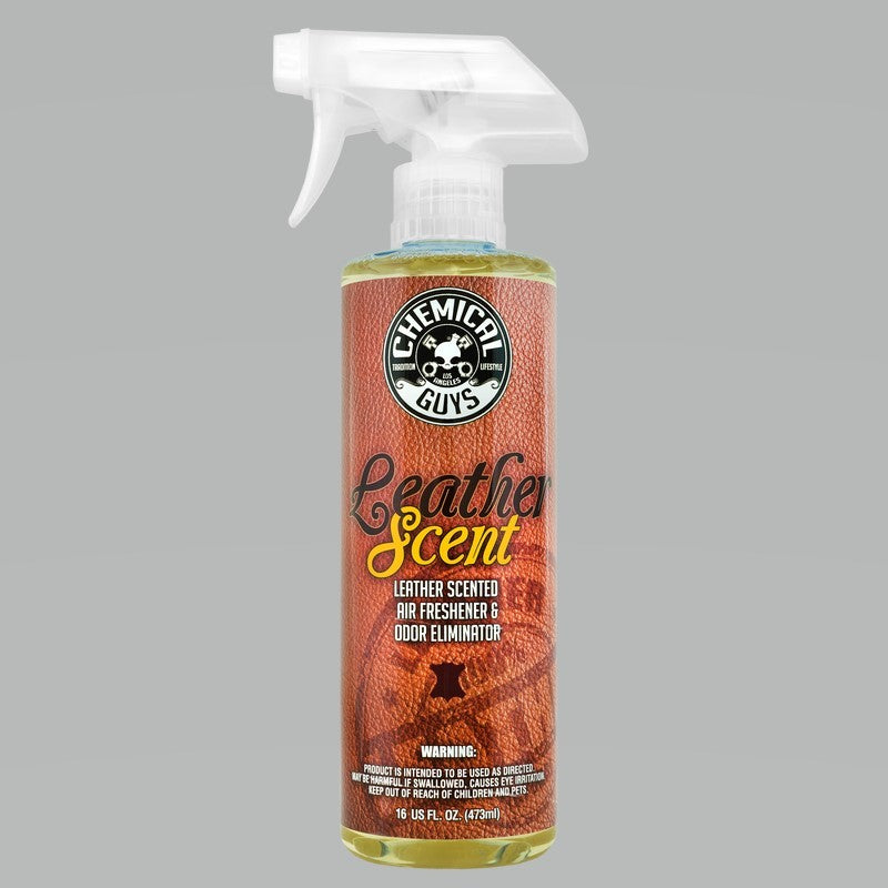 Chemical Guys Leather Scent Air Freshener & Odor Eliminator – 16oz Online now