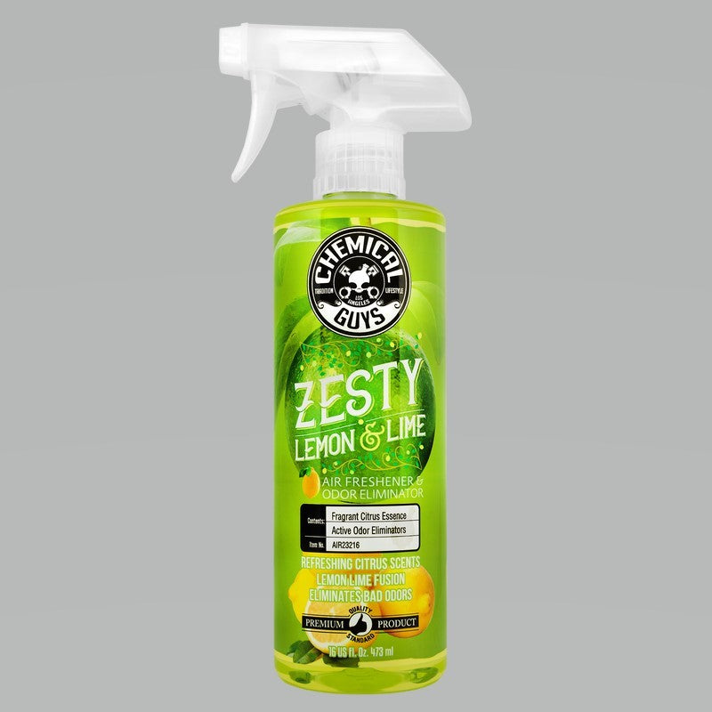 Chemical Guys Zesty Lemon Lime Air Freshener & Odor Eliminator – 16oz Online now