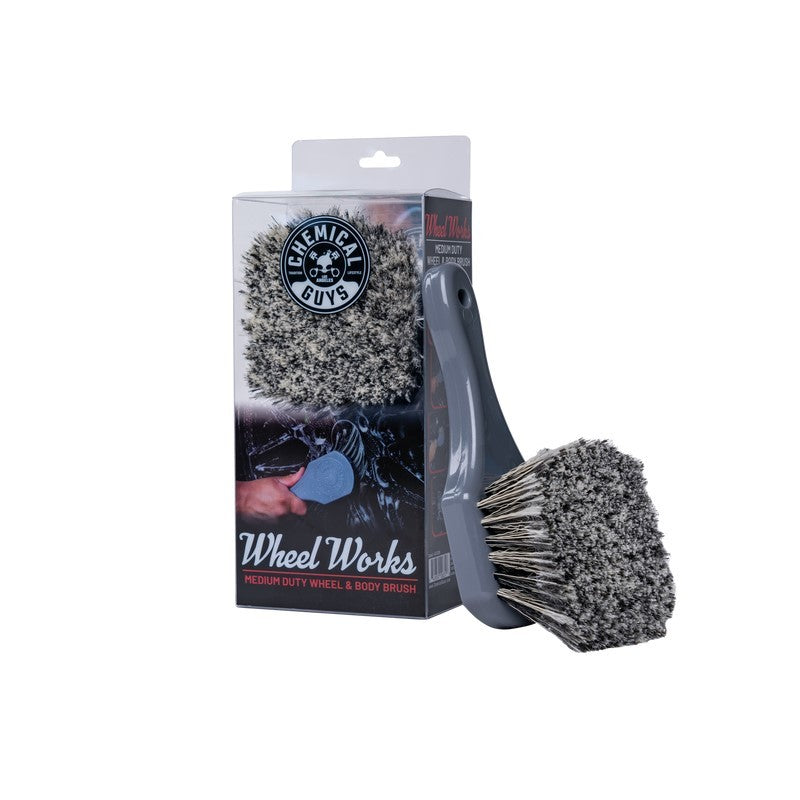 Chemical Guys Wheel Works Wheel & Body Brush on Sale
