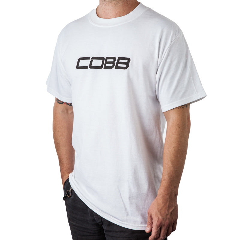 Cobb Tuning Logo Mens White T-Shirt – Large Fashion