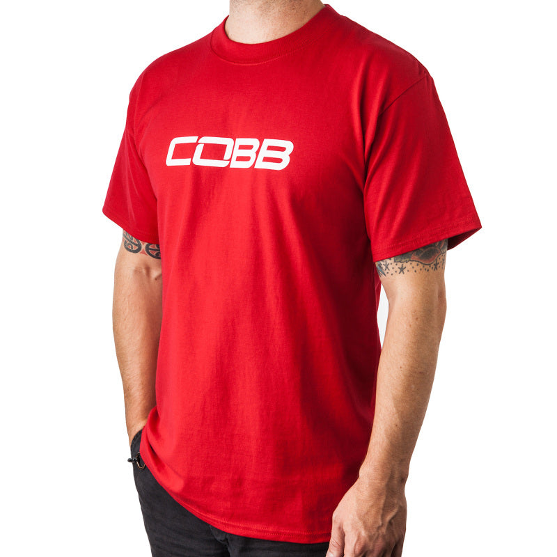 Cobb Tuning Logo Mens T-Shirt (Red) – X-Large Discount