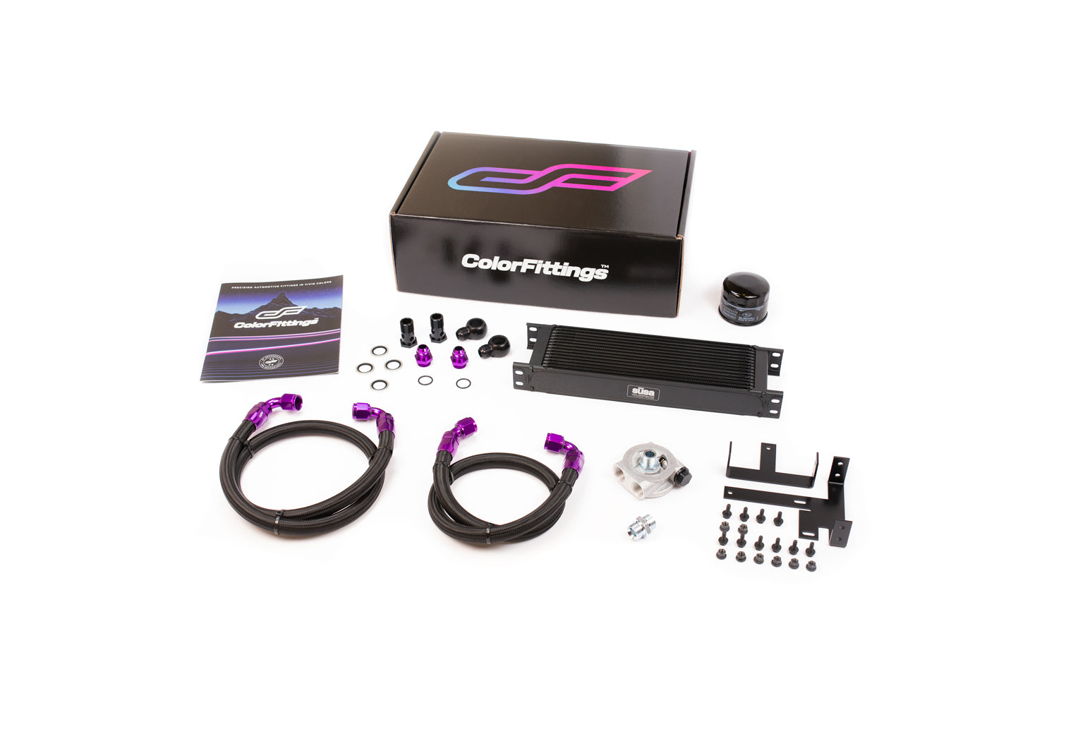 ColorFittings – 2022+ Subaru BRZ & Toyota GR86 Arctic Series Oil Cooler Kit on Sale